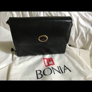 Bonia classic black purse